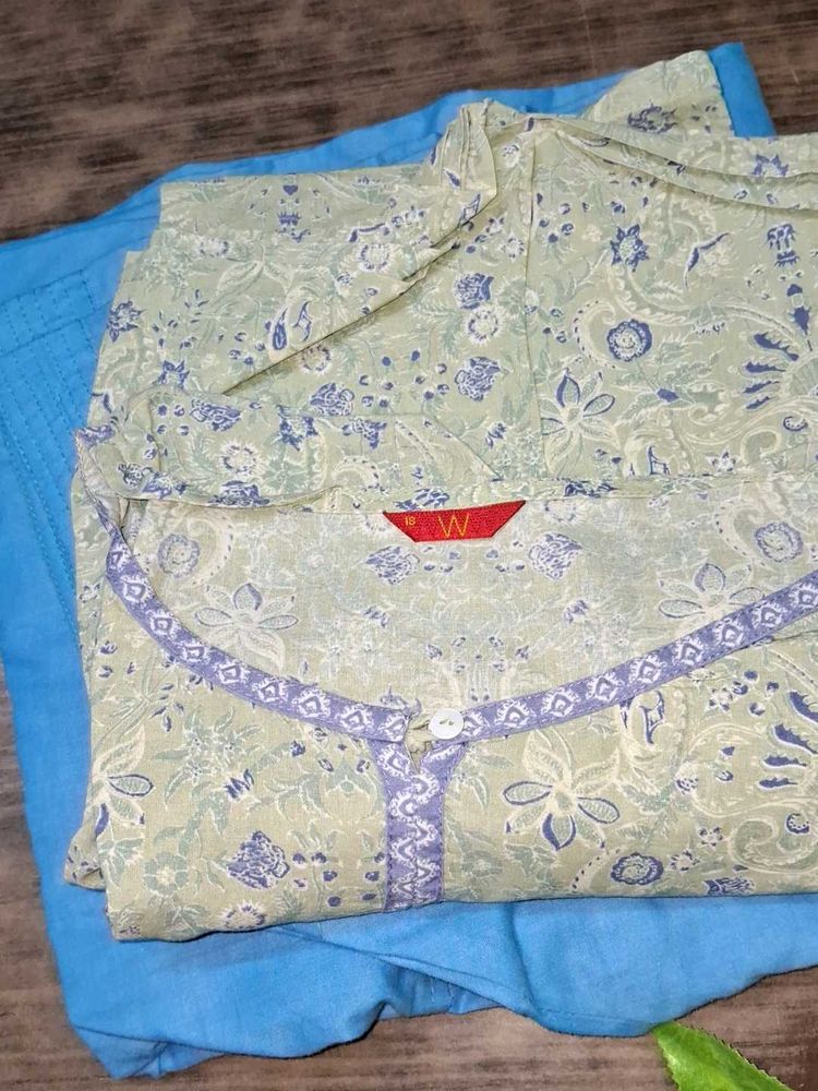 Kurta 💙🩵Salwar Dupatta Pickup 3