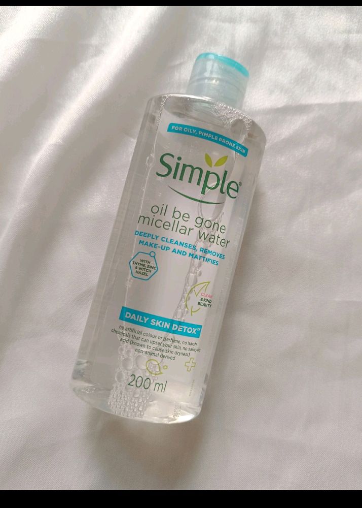 Simple Oil Be Gone Micellar Water