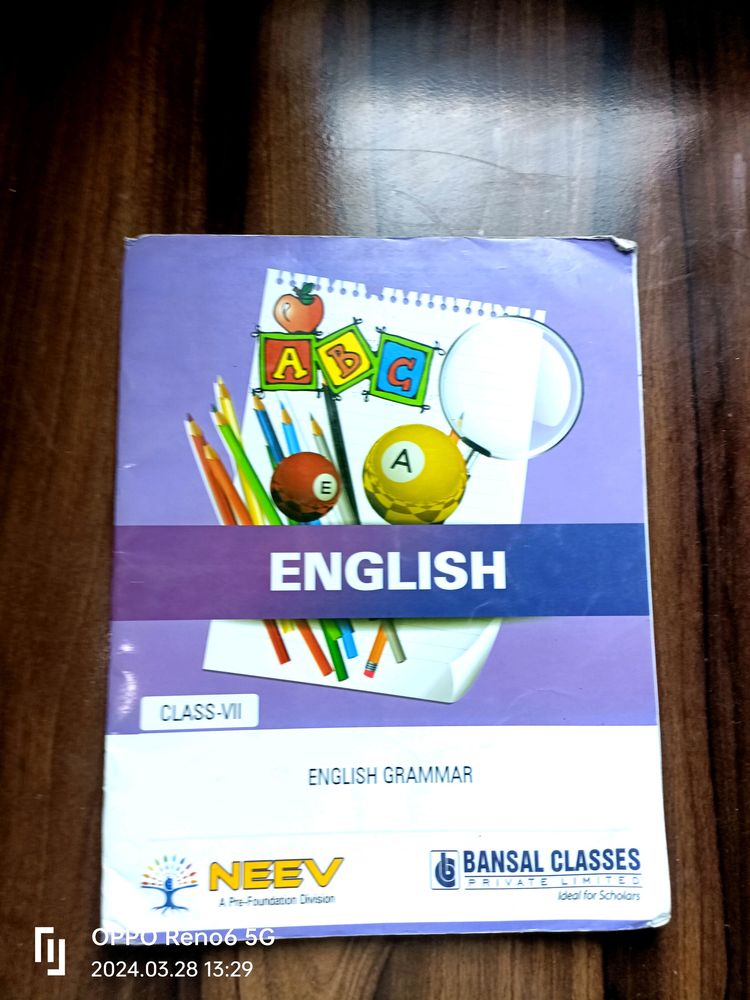 Class 7th English Module Bansal Foundation