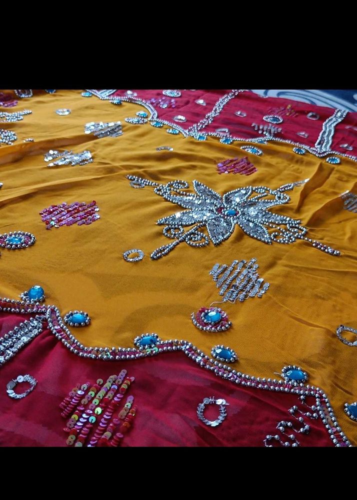 Handwork Rajputana Saree