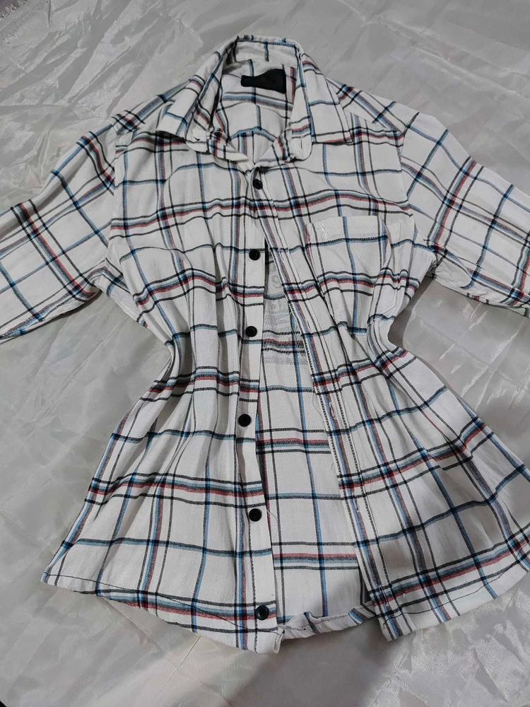 Checked Women Shirt