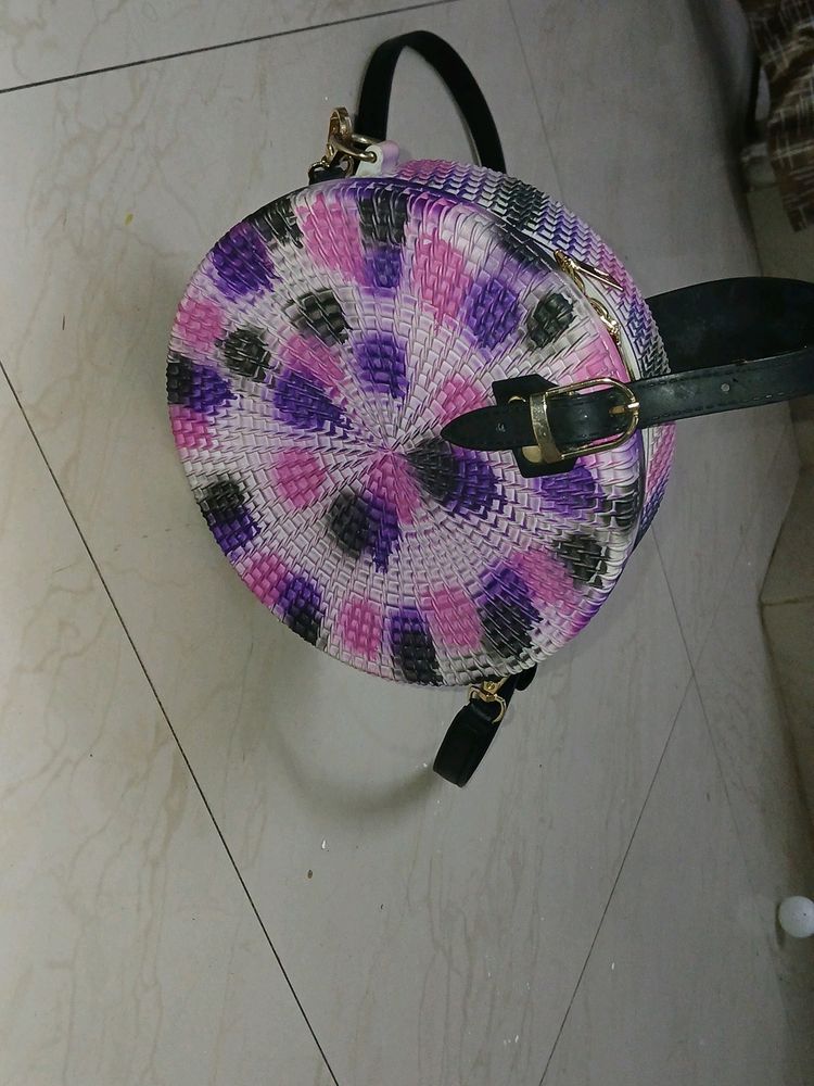 Slingbag Round Shape Mix Shade Colour