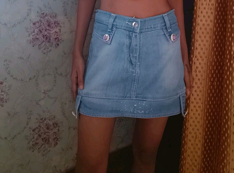 Denim Skirt