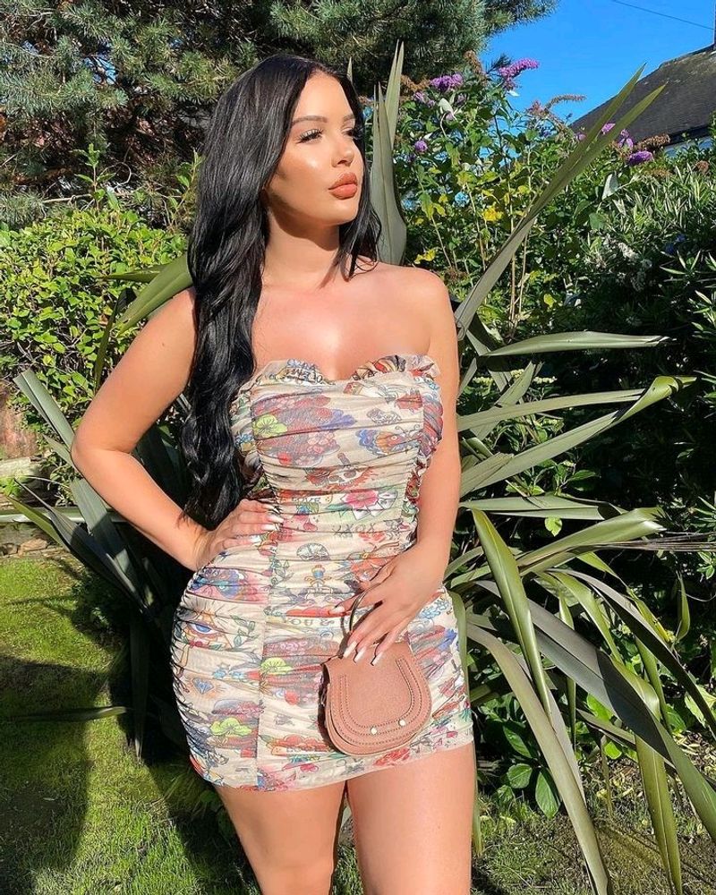 Fashion Nova Strapless Bodycon Dress