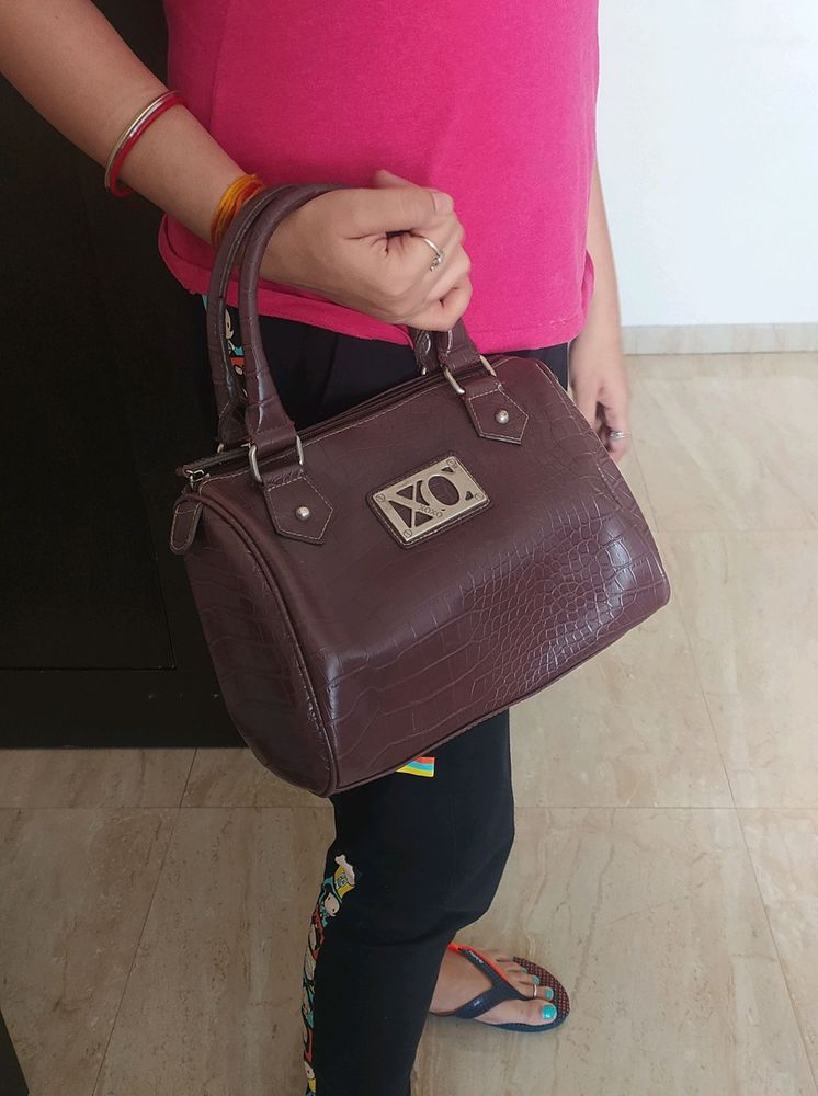 Pure Leather imported hand bag for sale