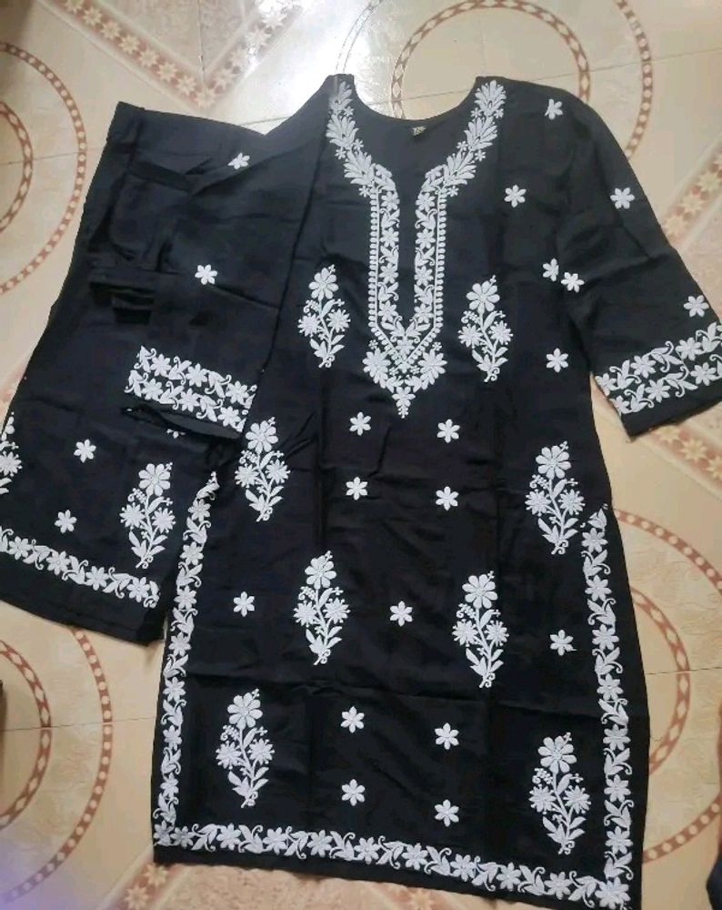 🌺Embroidery Plazo Kurta Set🌺🛍️