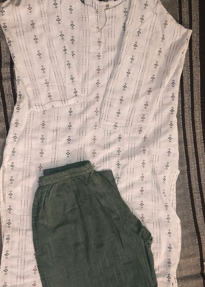 Pure-cotton Kurti Set🤩🤩