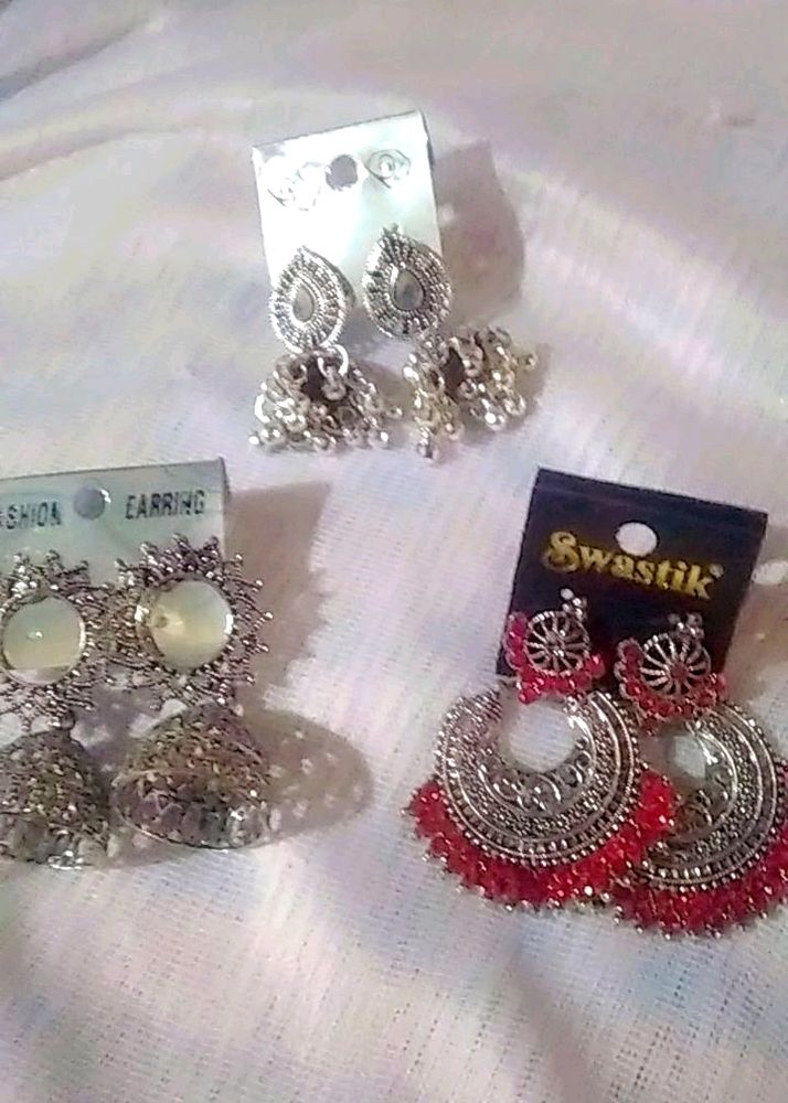 Stylish Earrings for Girls (Pack of 3)