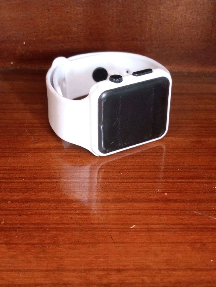 Digital Watch With (2 ExtraStraps) White And Black