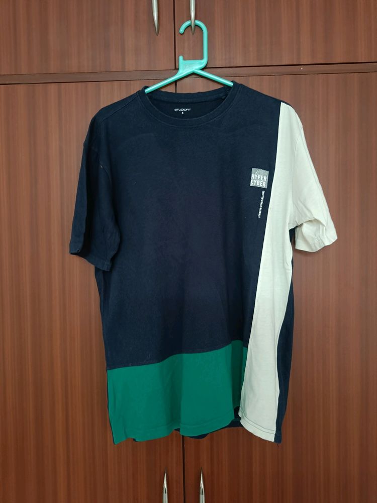 Men's Colorblock Oversized Tshirt