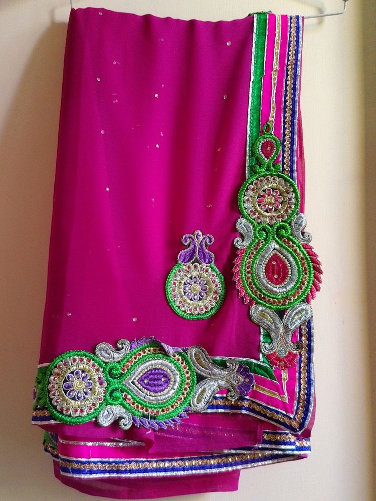 Purple Colour Saree