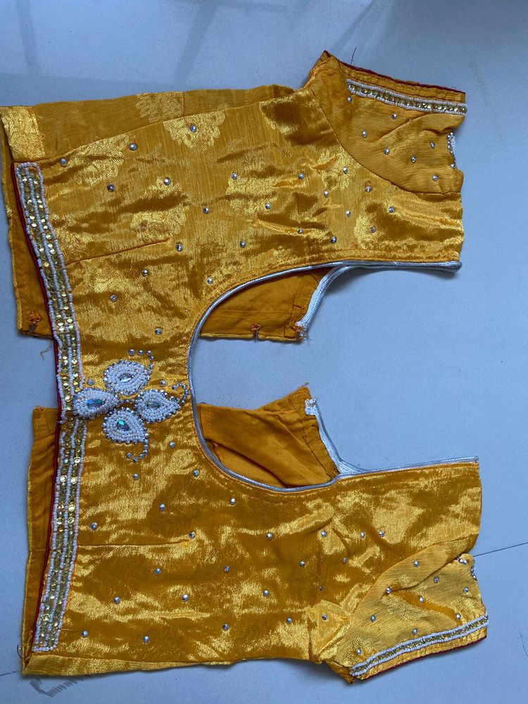 Gold Saree