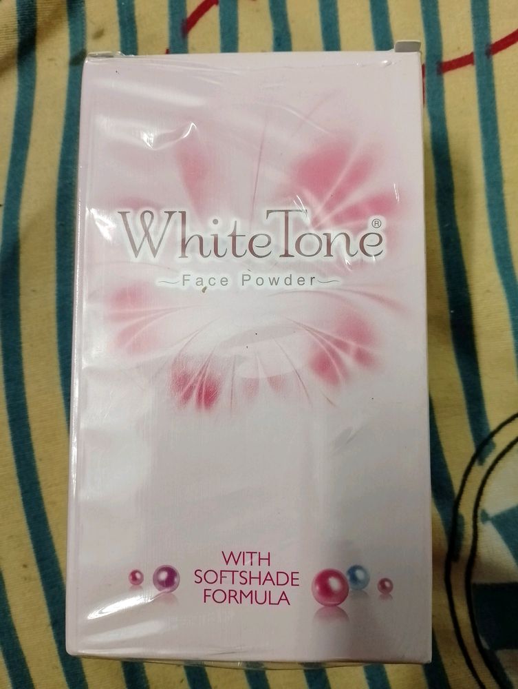 White Tone Face Powder With Soft shade Formula