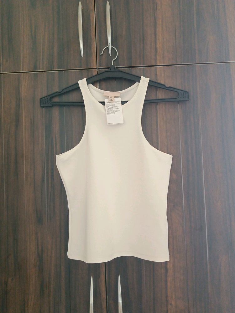 H&M CREPE VEST TOP