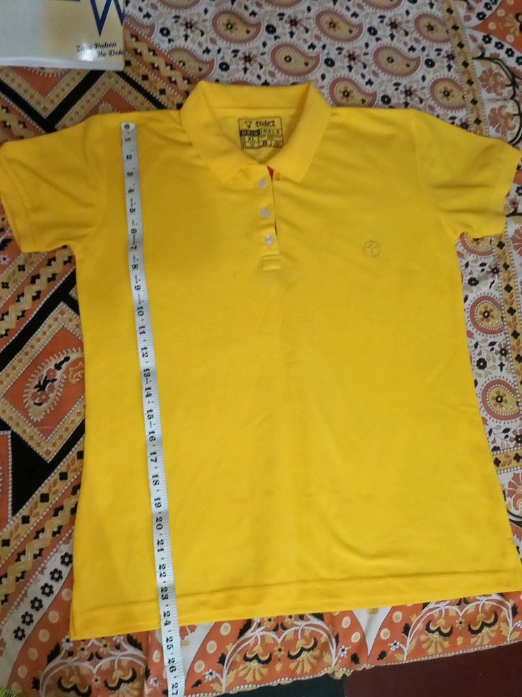 Yellow Polo Tshirt