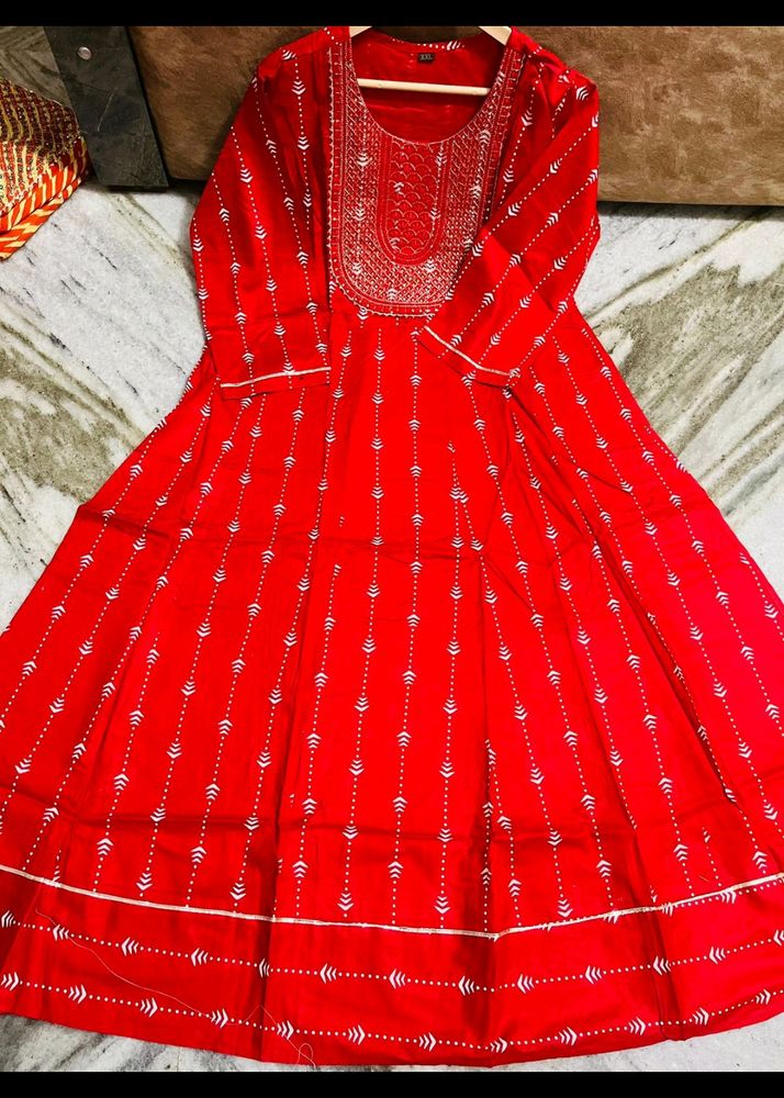 Anarkali Frock, all Sizes Avl