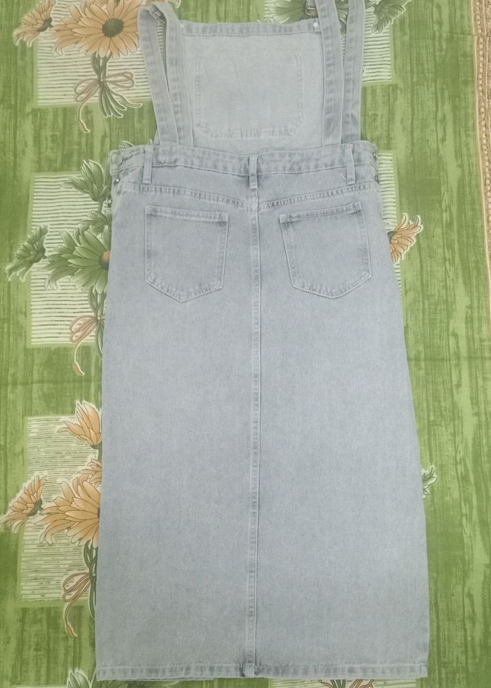 Denim Jumpsuit Skirt