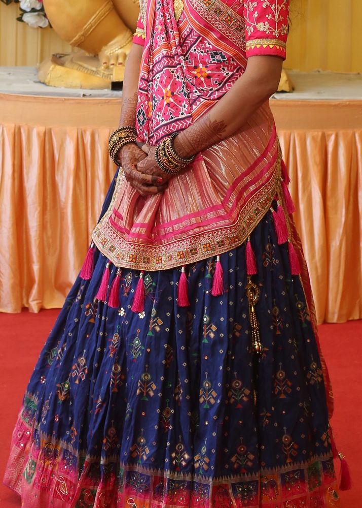 Blue Pink Chaniya Choli