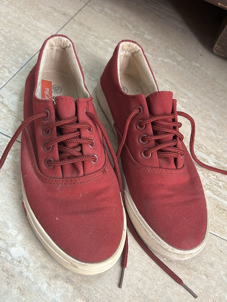 Maroon Sneakers