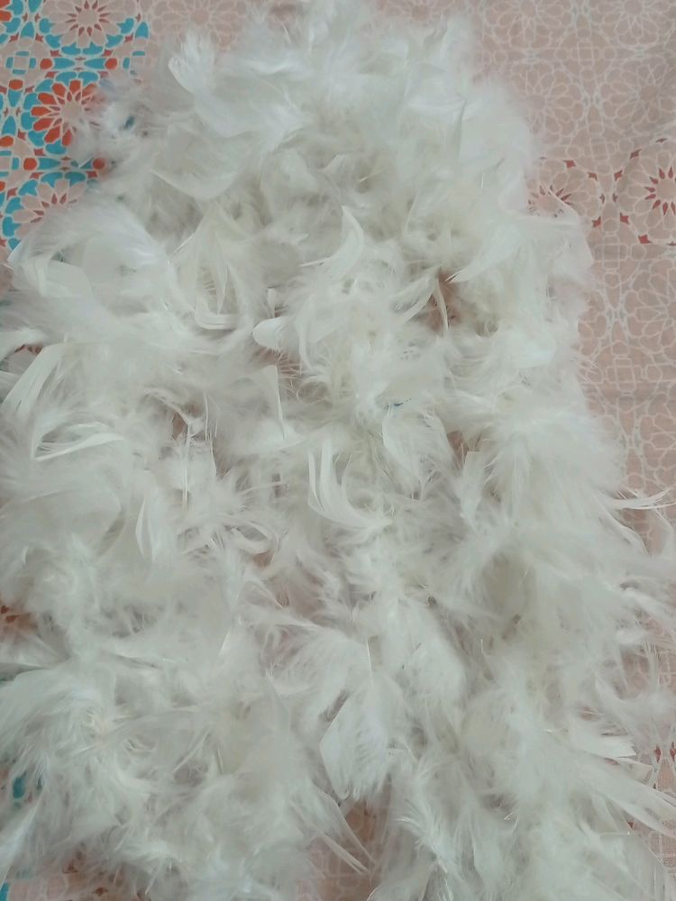 Feather Boas White #bachelorette #prom #party