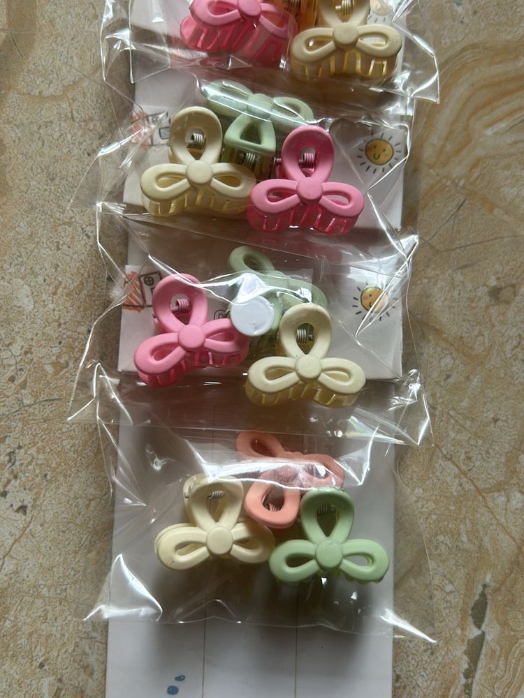 Small Hairclips Set Of 3