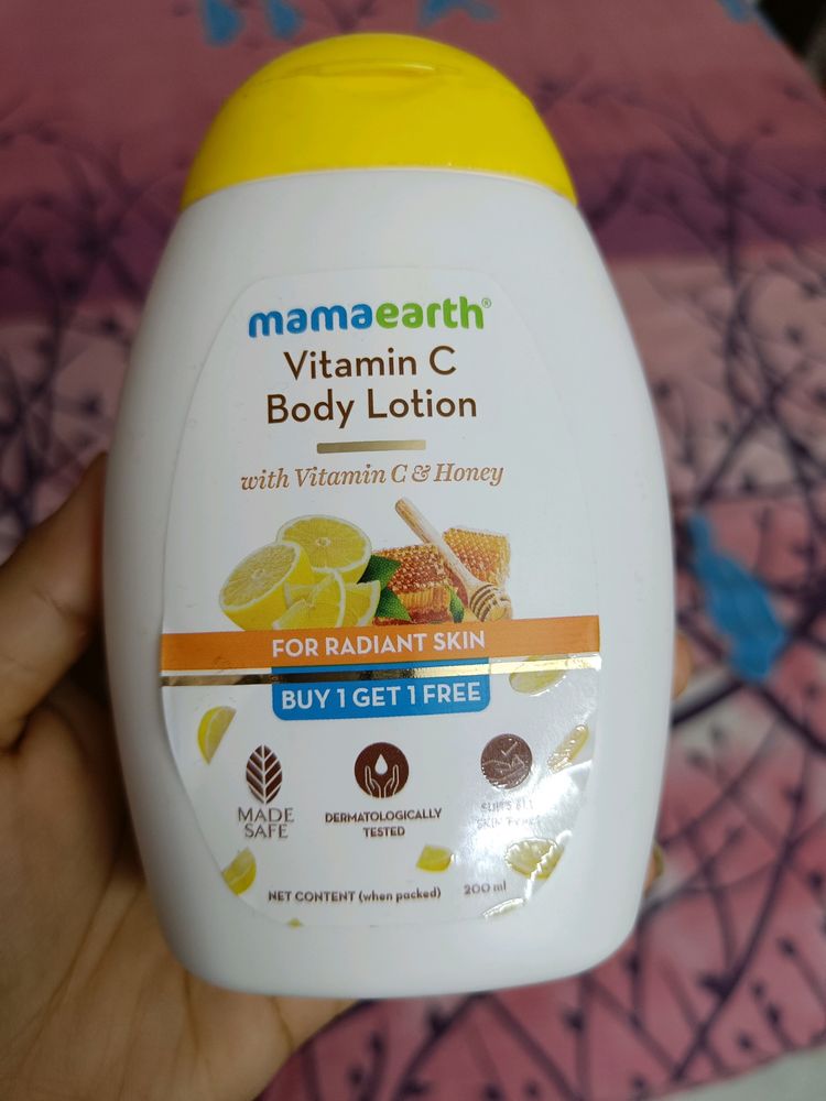 Mamaearth Vitamin C Body Lotion With Honey