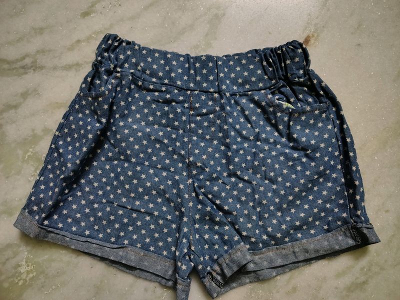 Casual Printed Shorts With Pockets