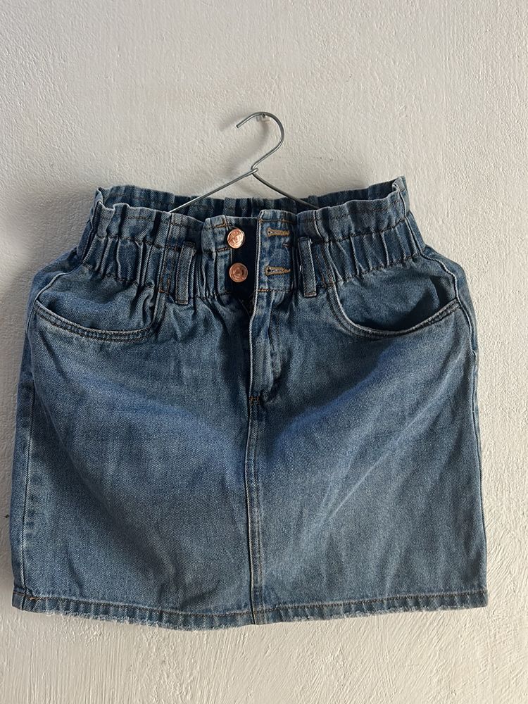 Denim skirt