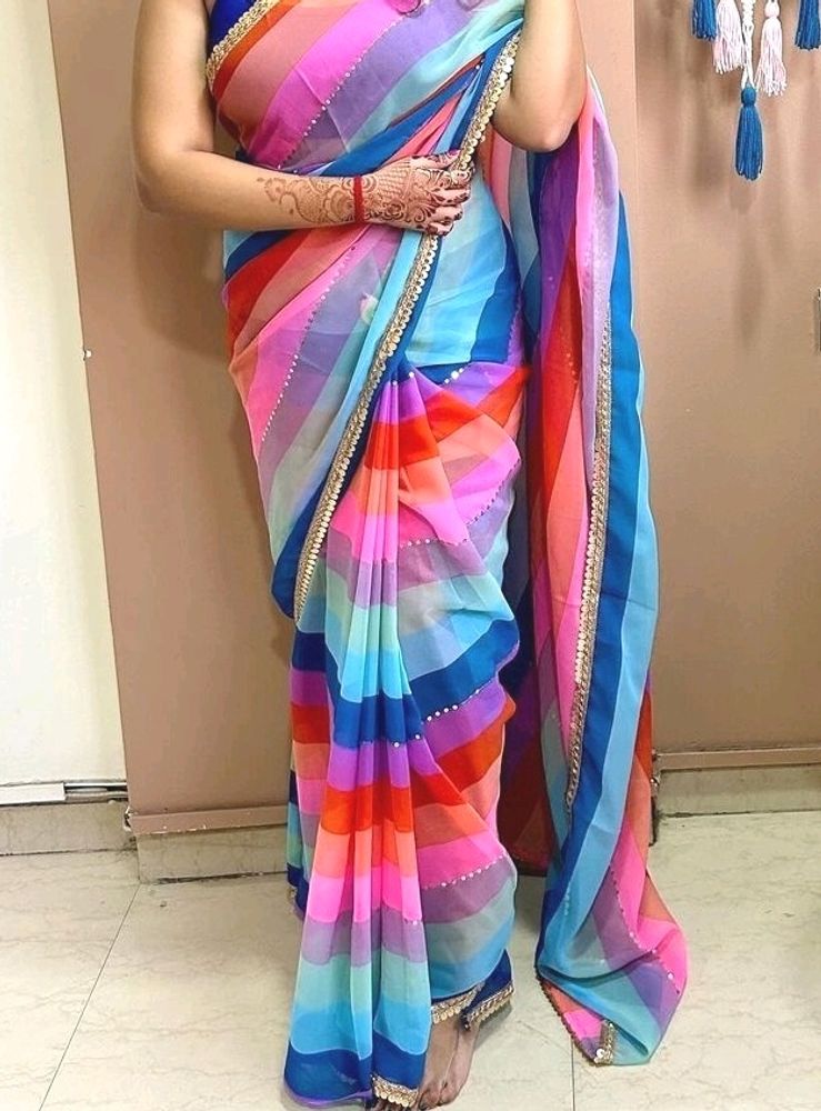 Multi Color Viral Saree