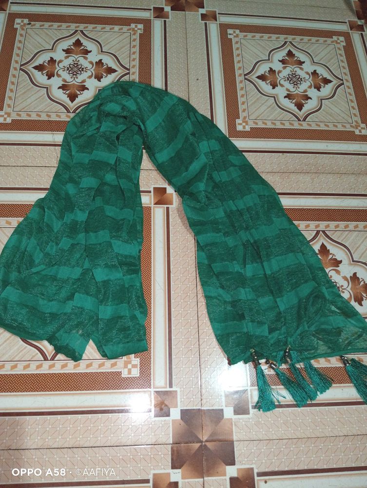 Beautiful Dupatta With Latkan