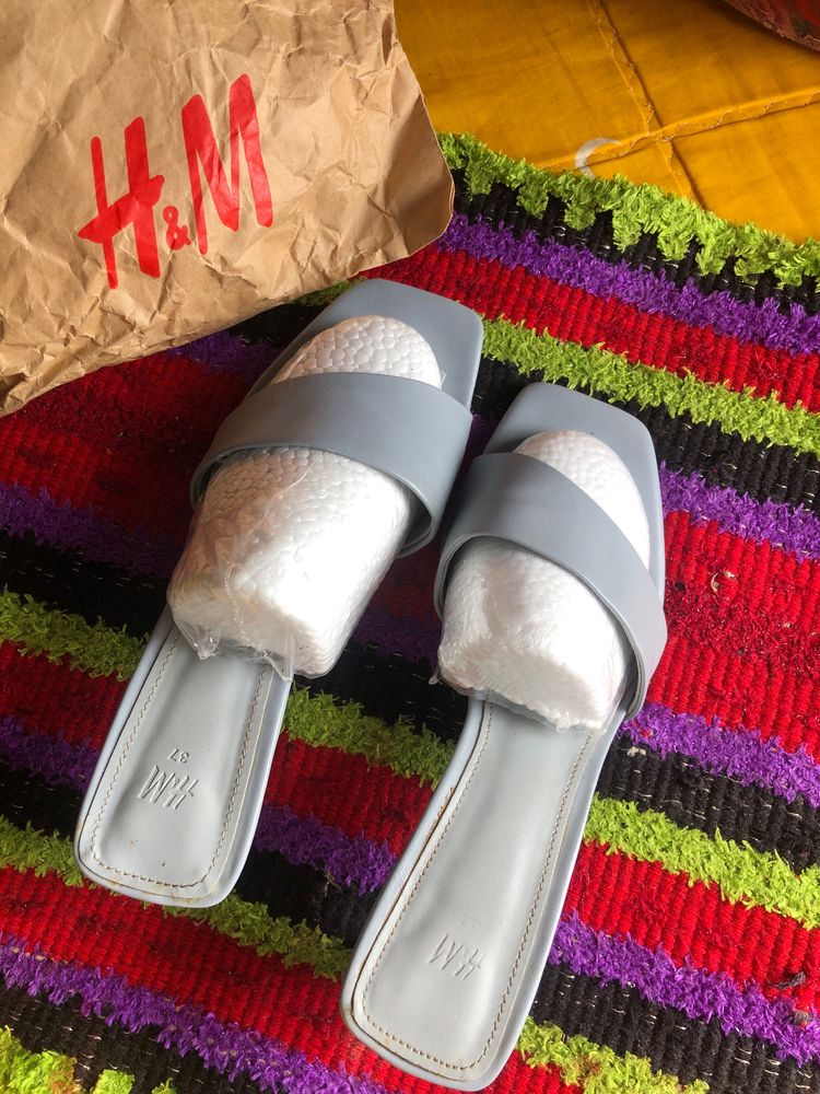 H&M Grey Sandal/mules