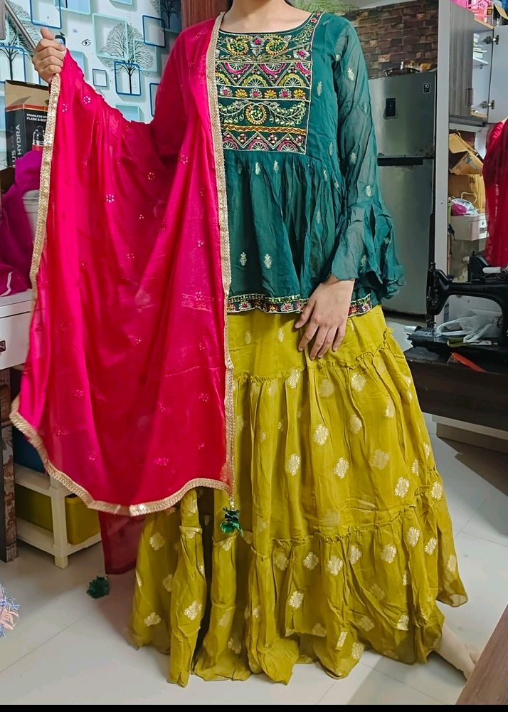 Lehenga Choli For Haldi Mehendi