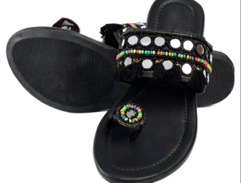 Modern Woman Flats Multicolor Chappal