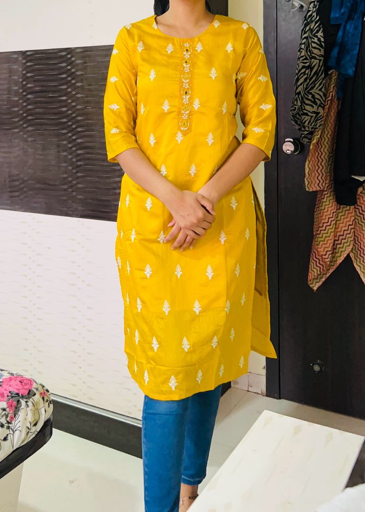 Yellow Kurta