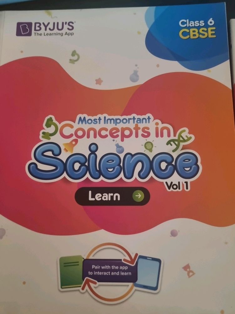 Byju Class 6th Science Books Set Of 3 Cbse