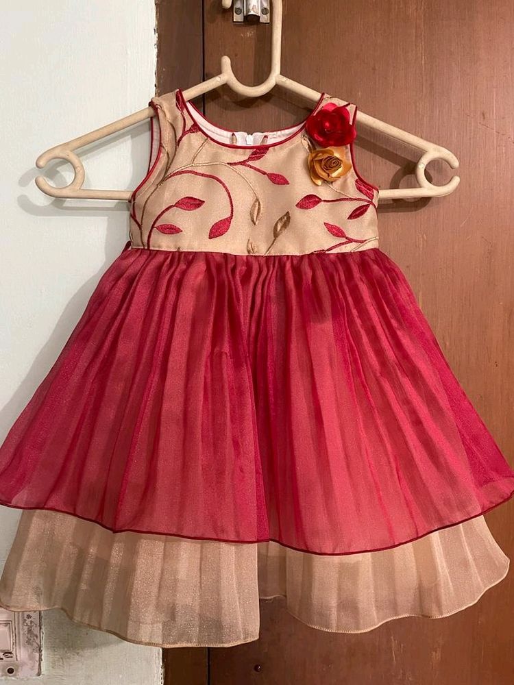 Girls partywear frock