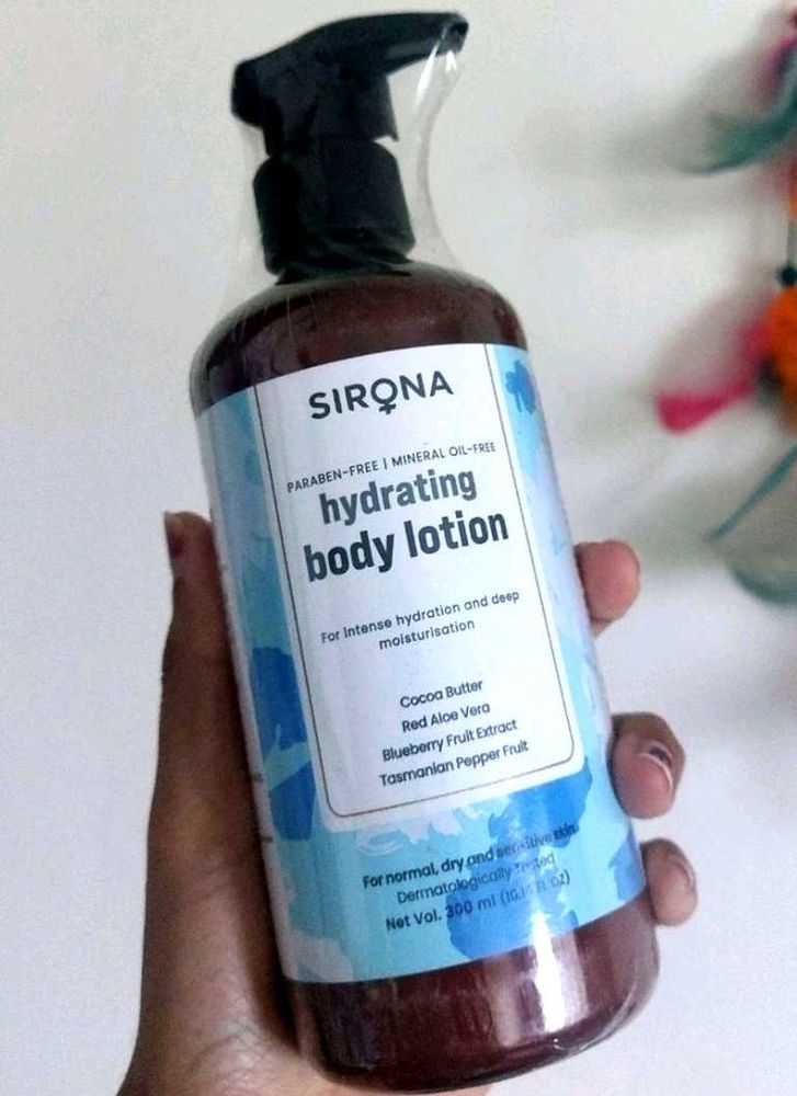 Sealed Pack Sirona Body Lotion Free Delivery