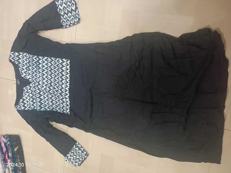 Black Kurta For Women