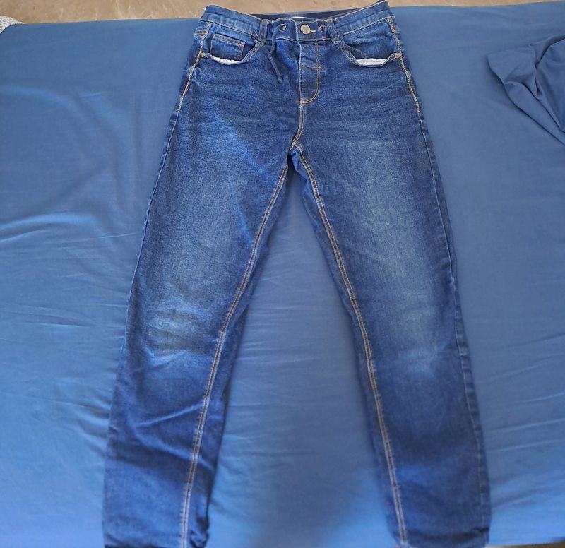 Marks and Spencer Branded Boys Jeans Blue