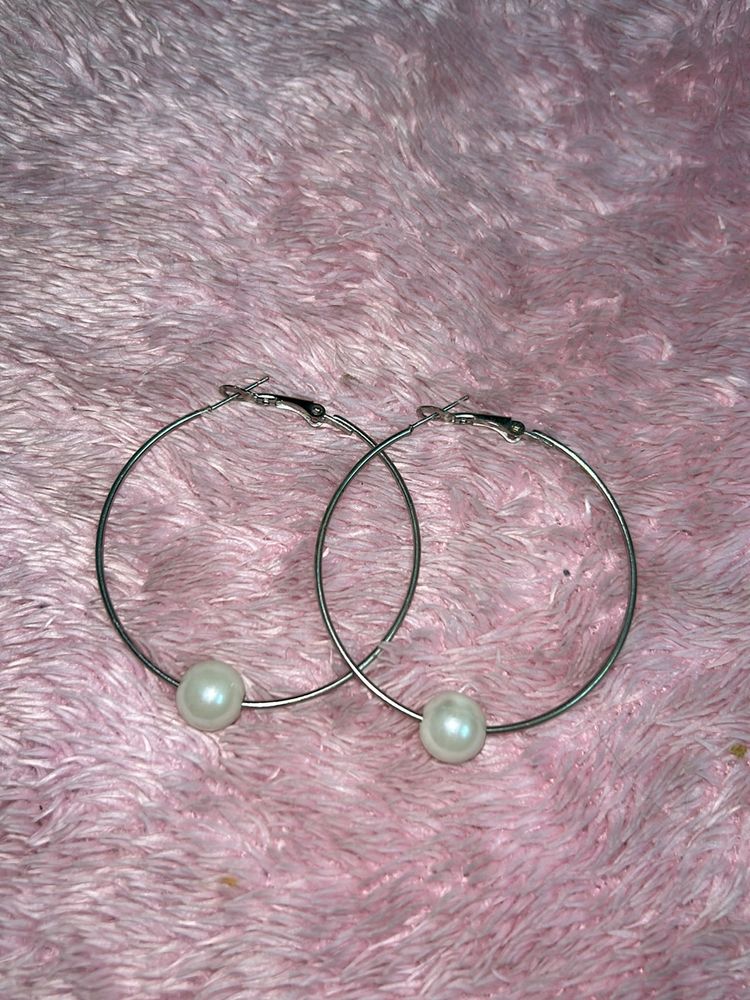 Silver Plated Hoop Earrings