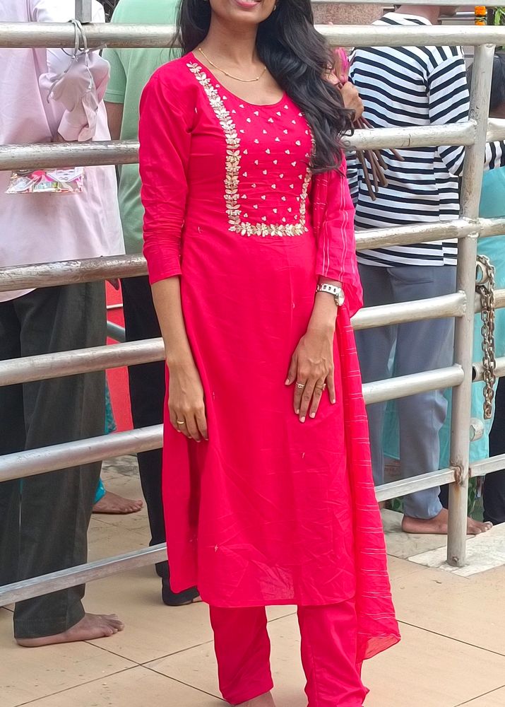 Gota Work Full Traditional Salwaar kurti