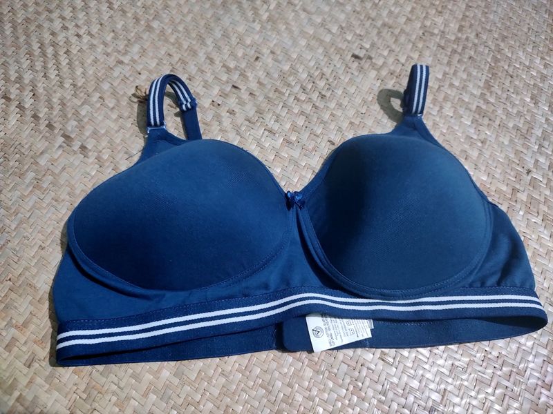 New Navy Blue Padded BRA