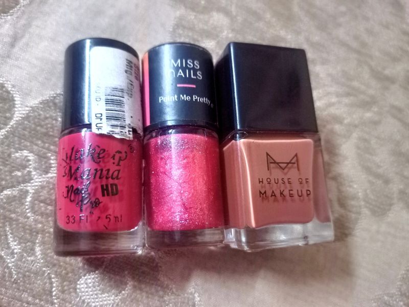 Beautiful Nailcolors Pack Of 3