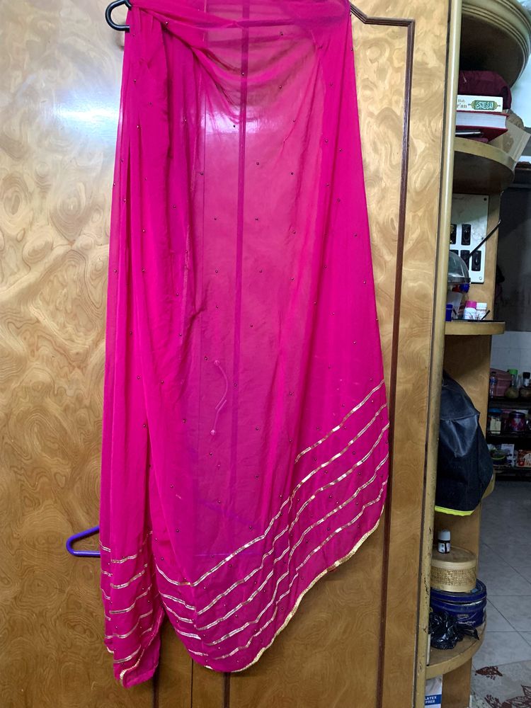 Beautiful Dupatta With Gota Patti Work