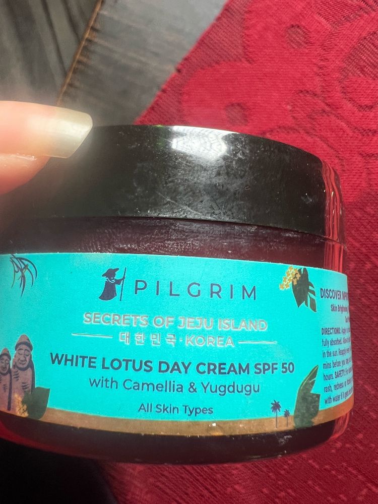 PILGRIM WHITE LOTUS DAY CREAM SPF 50