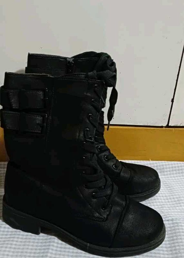 Black Combat Boots