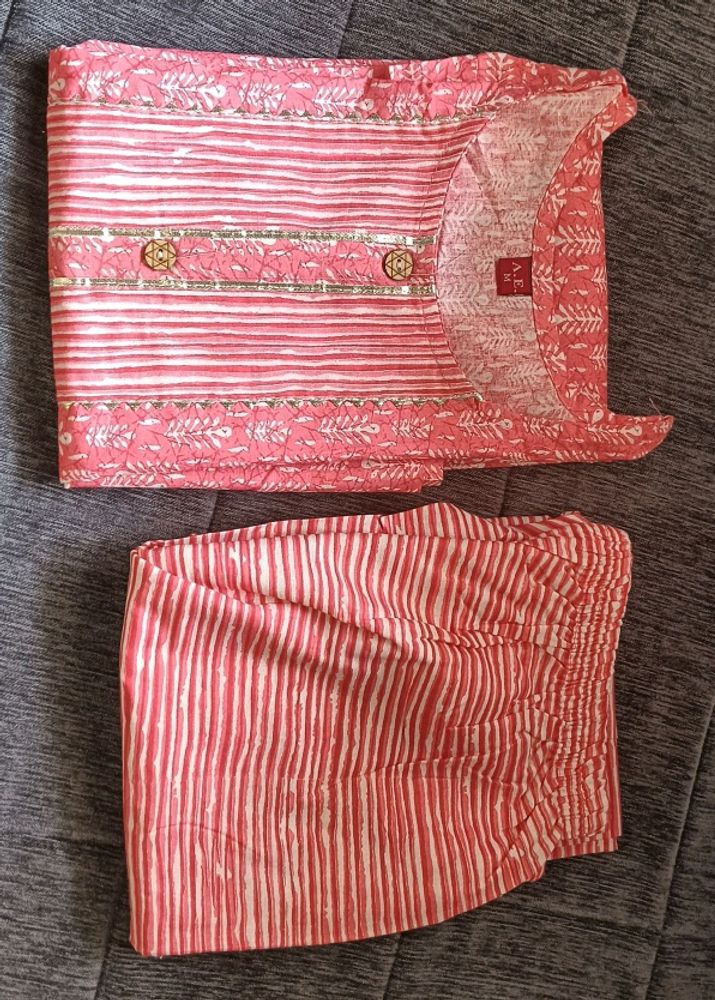 Pitch Colour Kurta Set