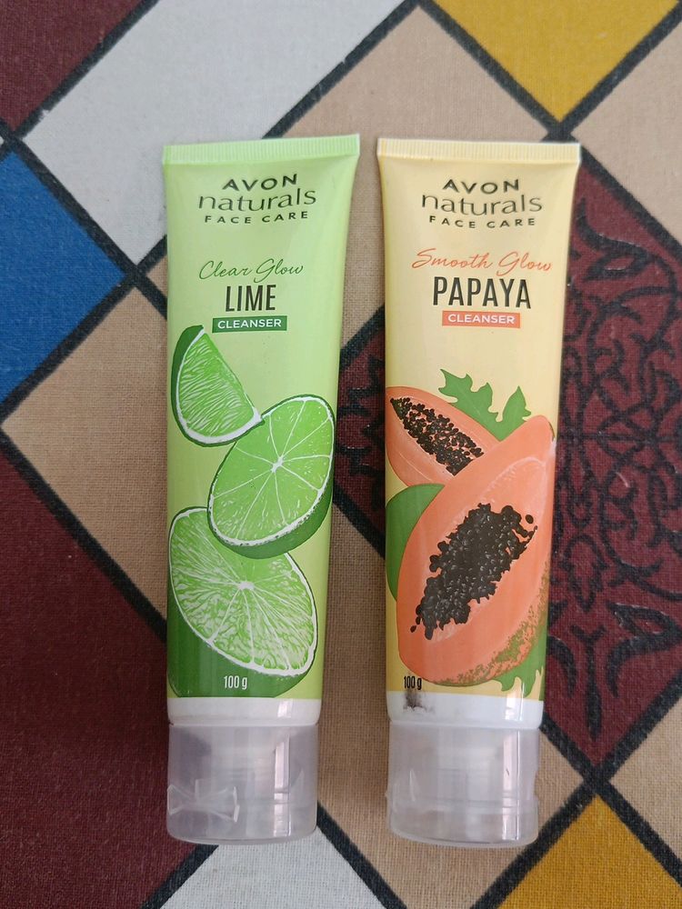 Avon Combo Cleanser Lime & Papaya