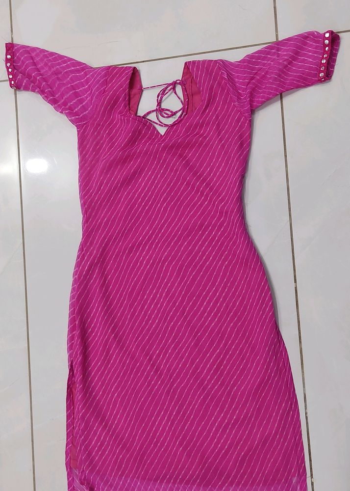 Pink Kurti ( Only Cash)