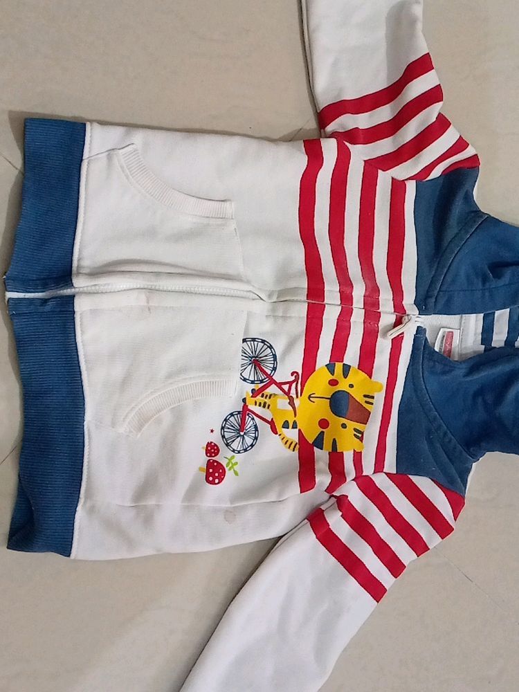 Babyhug Sweater/Hoodie Jacket 2-3 Years